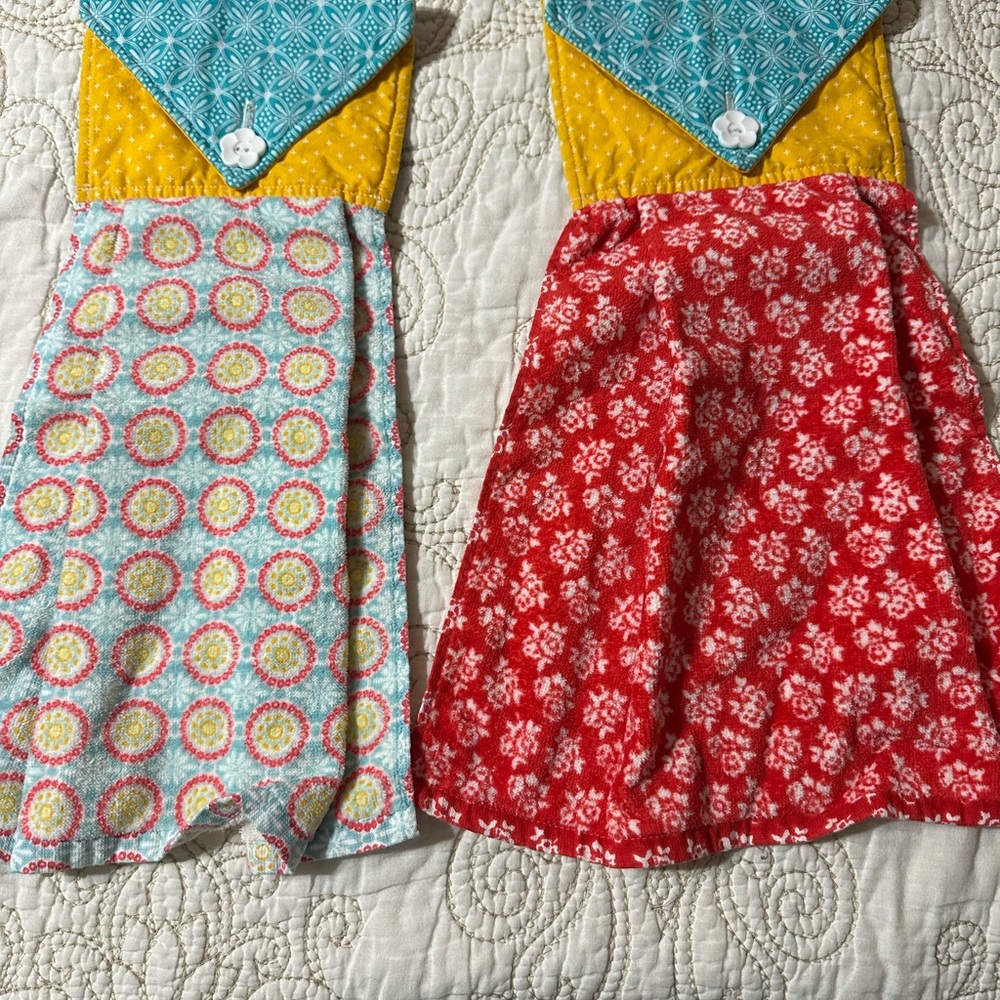 EUC kitchen towels. Handmade